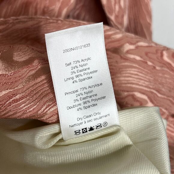Veronica Beard Eris Women's Textured Blazer Suit Jacket Blush Pink Size 8 NEW - Picture 8 of 13